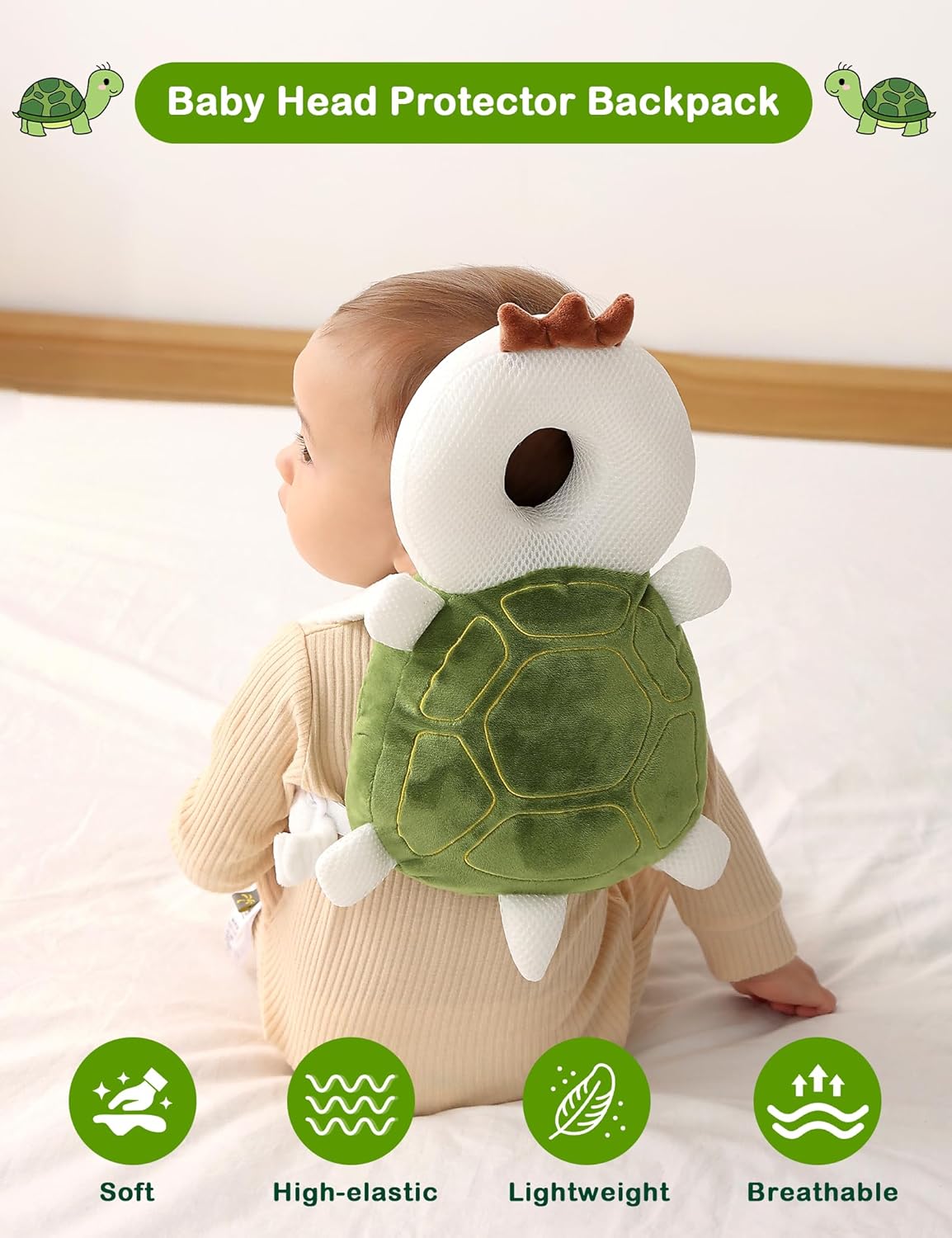 Frog Baby Head Protector